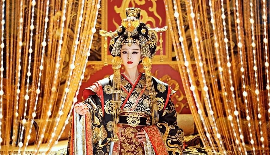 Fan Bingbing as Wu Zetian in the drama, The Empress of China. (Internet)