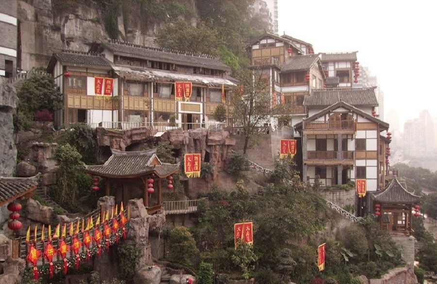 Chongqing's Hongyadong, another major attraction. (New Shan Travel)