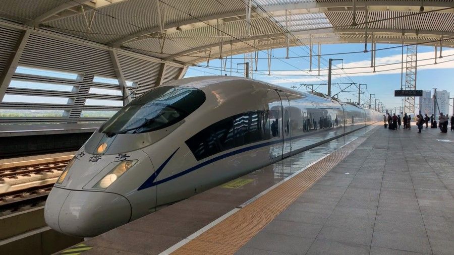China's high-speed rail (HSR) offers an opportunity for people to work on the move. (SPH)