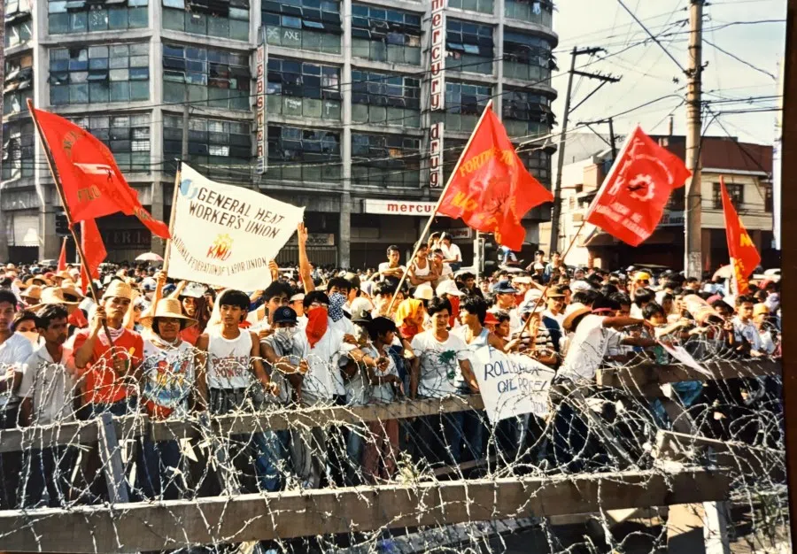 After the overthrow of President Marcos, the Philippine leftist revolutionary movement gained momentum.