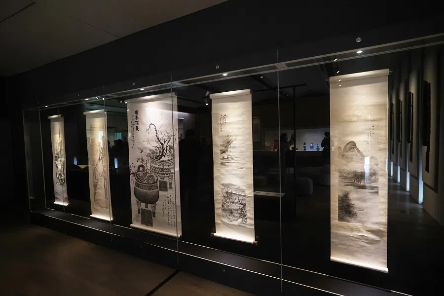 Paintings displayed at the Asian Civilisations Museum (SPH Media )