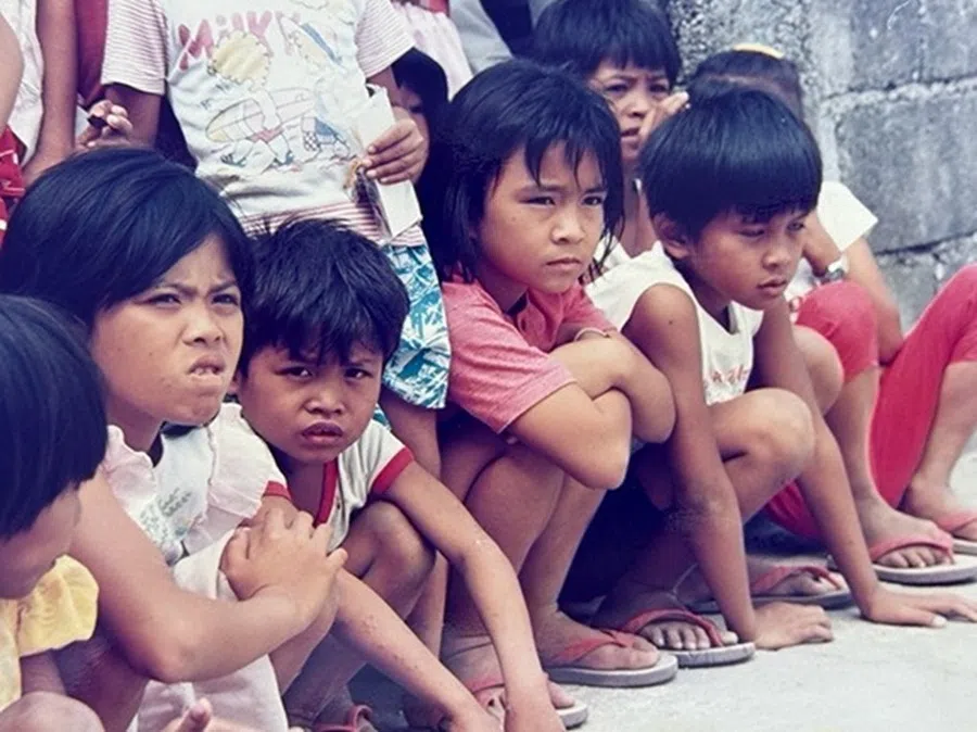 Children in the Philippines.