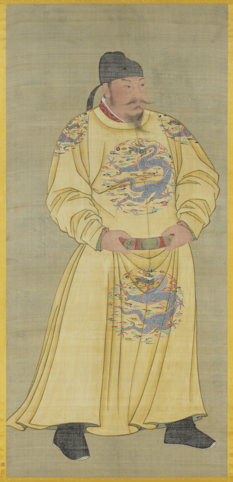 Standing Portrait of Emperor Tang Taizong, National Palace Museum. (Internet)