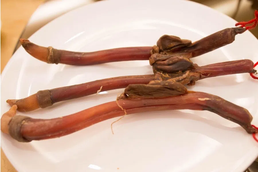 Deer penis, believed to help male virility. (Internet)