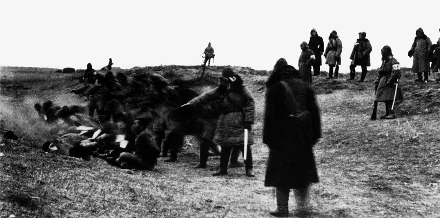 In 1938, the Japanese arrested escapees from the Qiqihar prison and executed anti-Japanese forces on the spot.