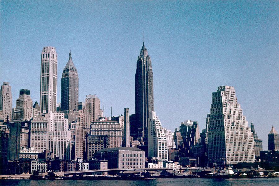 New York City skyline, 1959. (iStock)