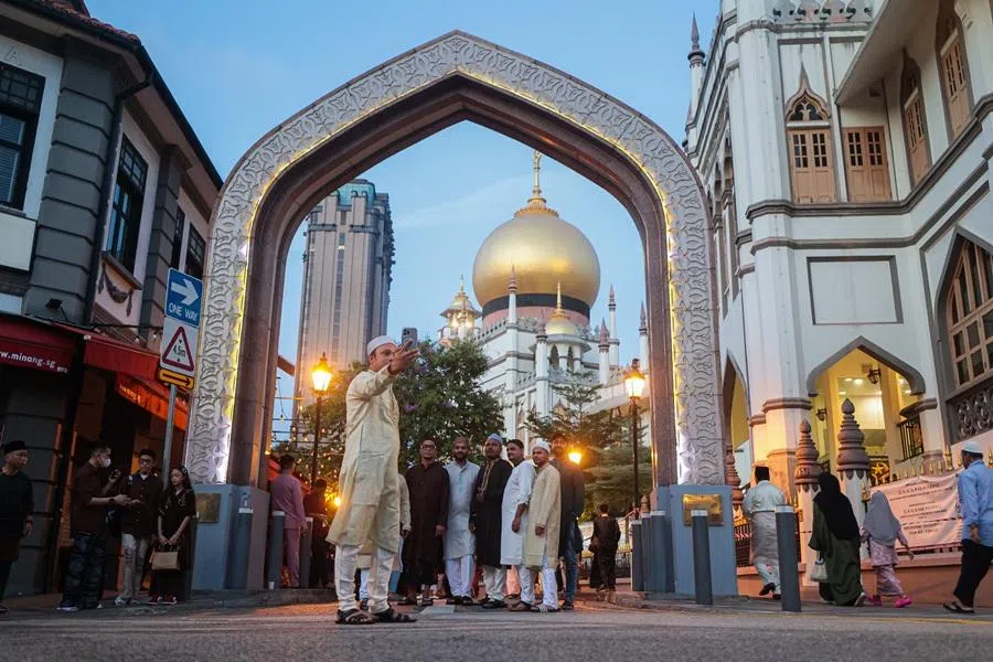A view of the Sultan Mosque in Singapore on 21 March 2026. (SPH Media)