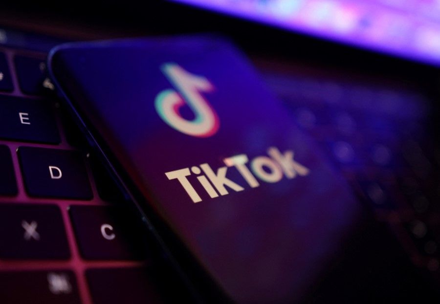 The TikTok app logo is seen in this illustration taken 22 August 2022. (Dado Ruvic/Reuters)