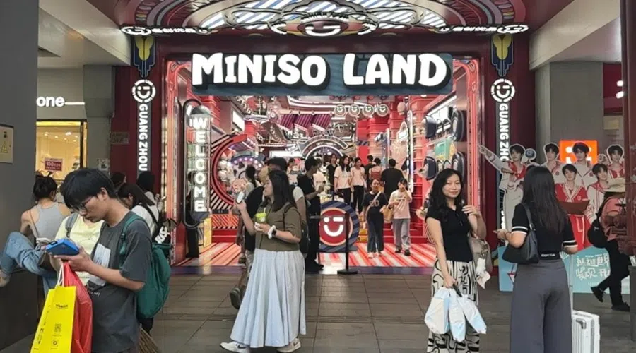Miniso’s flagship store on Beijing Road in Guangzhou. (Lee Kuo Ai/SPH Media)