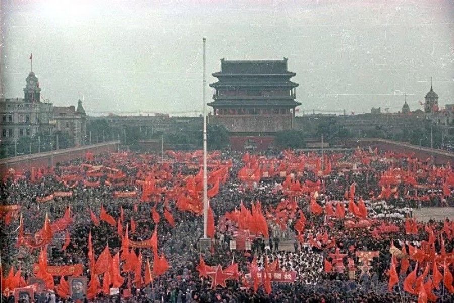 The grand ceremony was held at Beijing's Tiananmen, marking the beginning of the CCP rule. (Photo taken by Vladislav Mikosha)