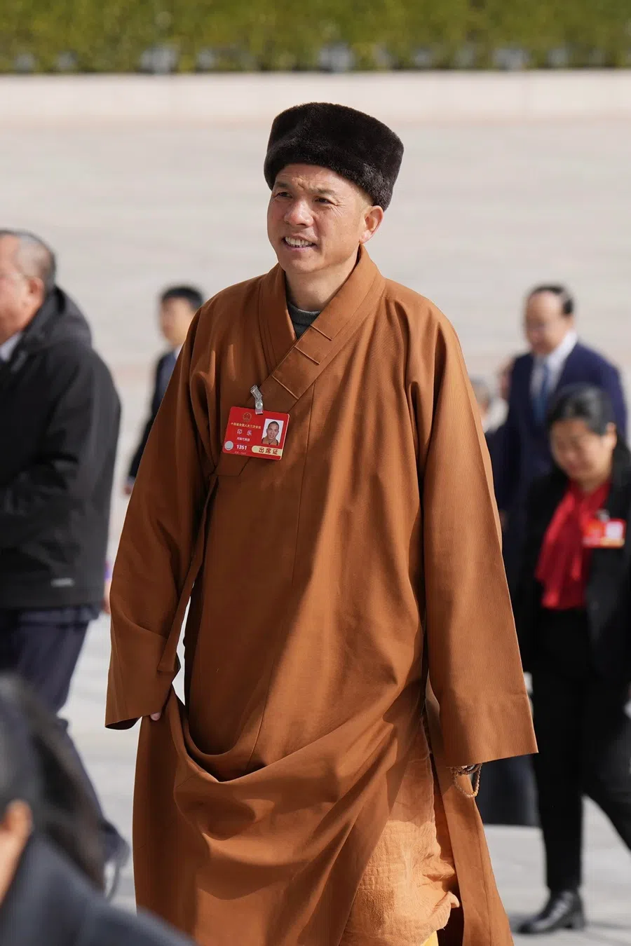 On 29 July, the Shaolin Temple Administration issued a notice announcing that Shi Yinle was invited to serve as the abbot of the Shaolin Temple. (Wang Ziru/China News Service)