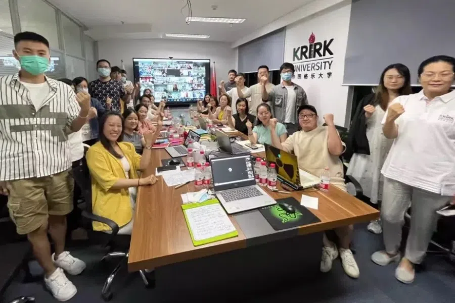 An event involving Chinese students at Krirk University. (Krirk University website)