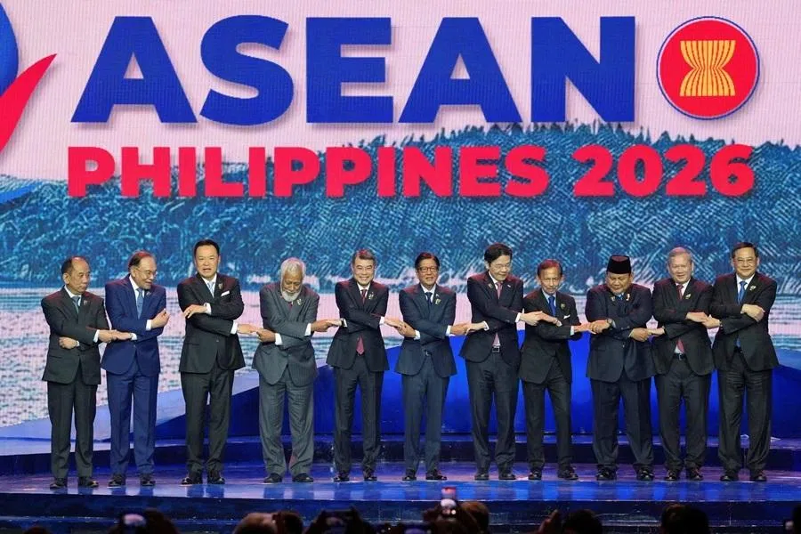 ASEAN leaders pose for a group photo during the opening ceremony of the 48th ASEAN Summit and Related Meetings, in Cebu, Philippines, 8 May 2026.