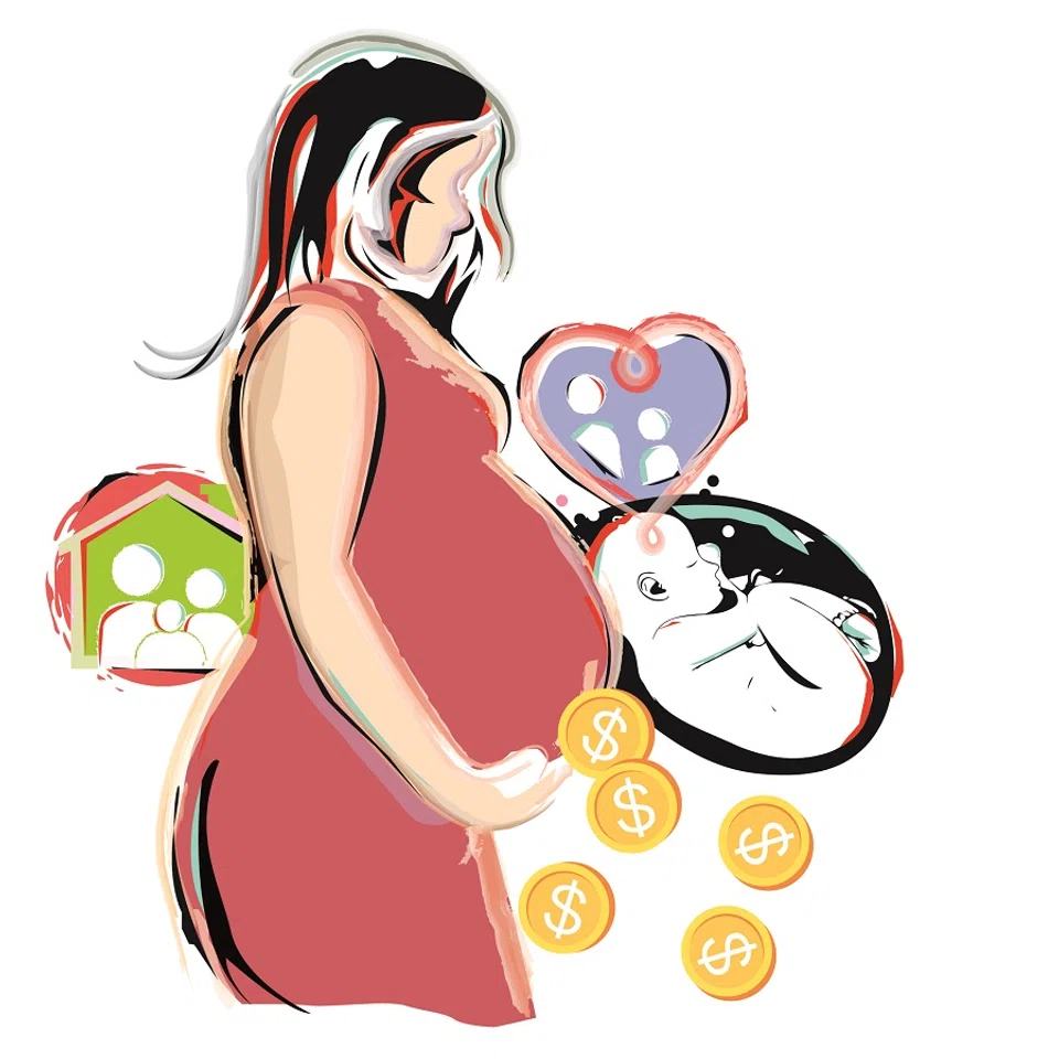 A growing number of Chinese couples are opting to have children through surrogate mothers. (Graphic: Lee Li Koon)