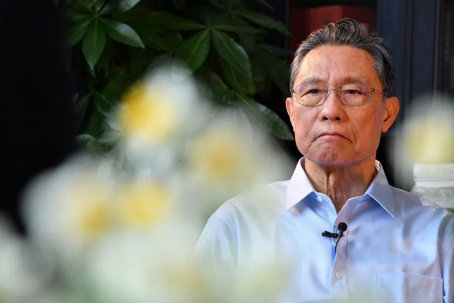 Dr Zhong Nanshan, at an interview with Xinhua. (Xinhua)