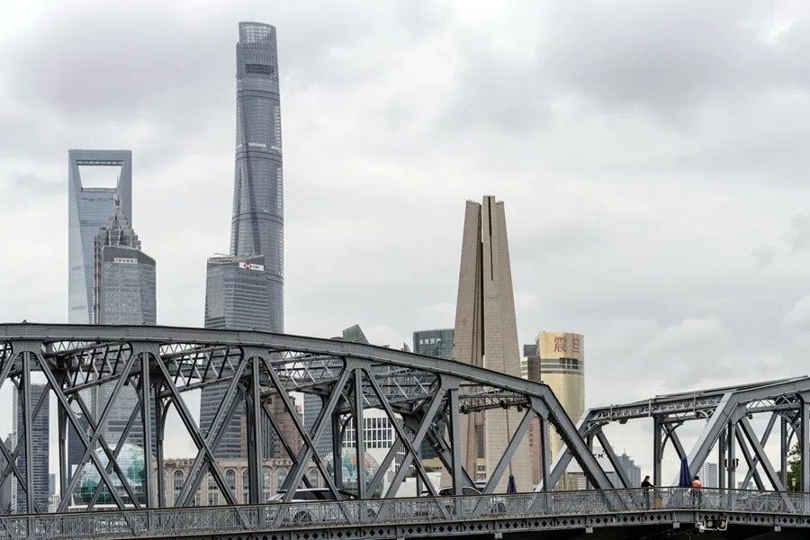 Buildings in Pudong's Lujiazui Financial District in Shanghai, China, on 10 September, 2025. (Qilai Shen/Bloomberg)