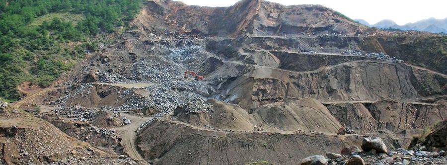 A Chinese iron ore mine, 2017. (Facebook/Subramanyan Iyer)