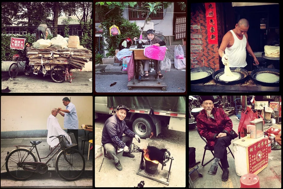 A glimpse of some of China's vanishing trades.