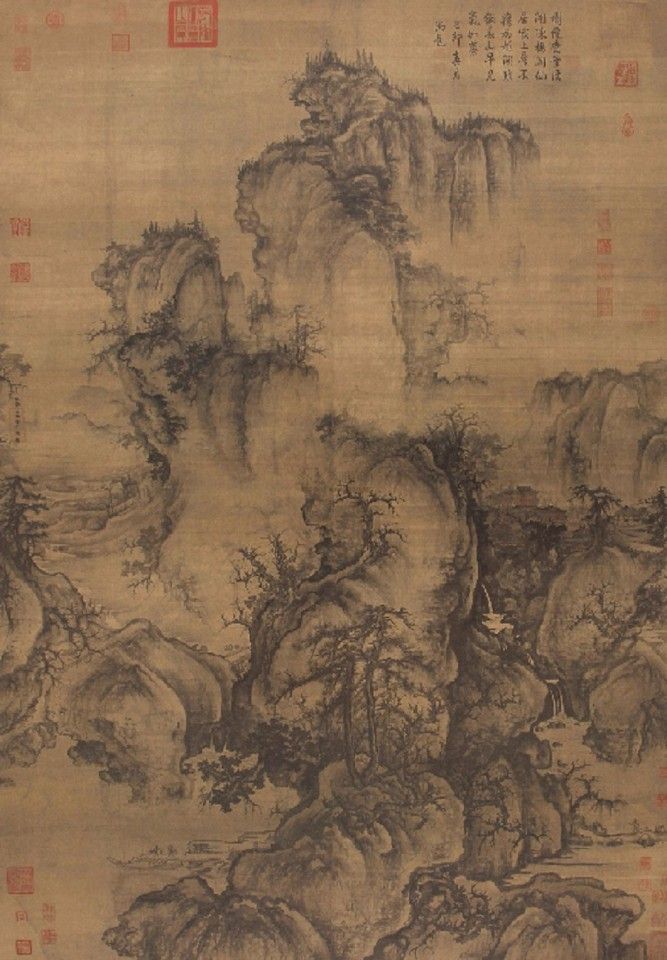 Guo Xi, Early Spring (《早春图》), National Palace Museum, Northern Song dynasty. (Internet)