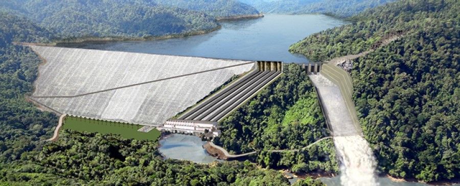 The Baleh Dam, on the Baleh river. (Sarawak Energy website)
