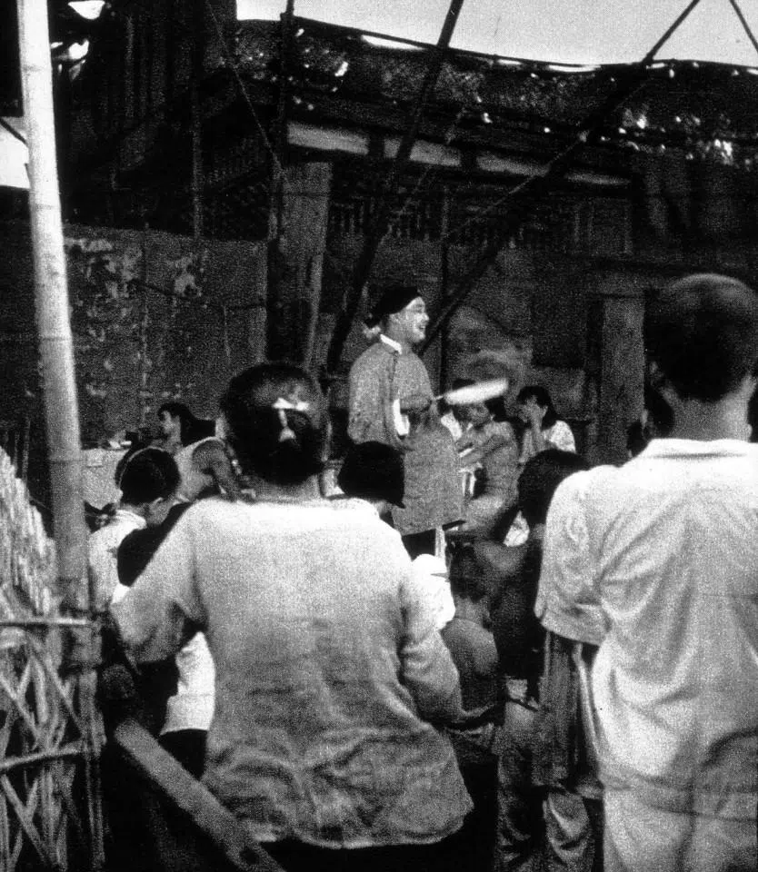 An open-air theatre.