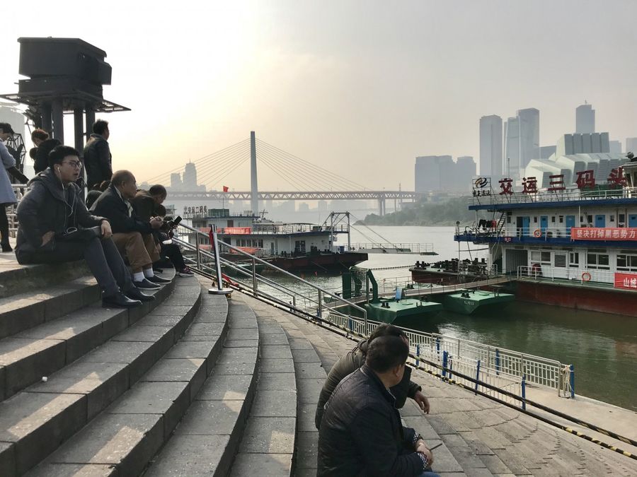 Chongqing's cultural landmark, Chaotianmen Dock. (SPH)