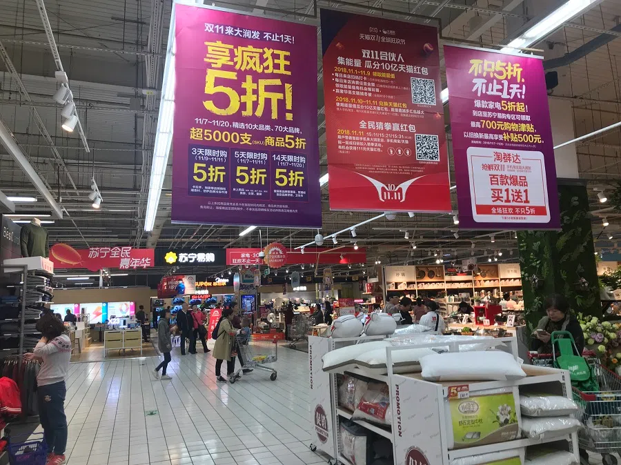 A general view of an RT-Mart in Shanghai, China. (SPH Media)