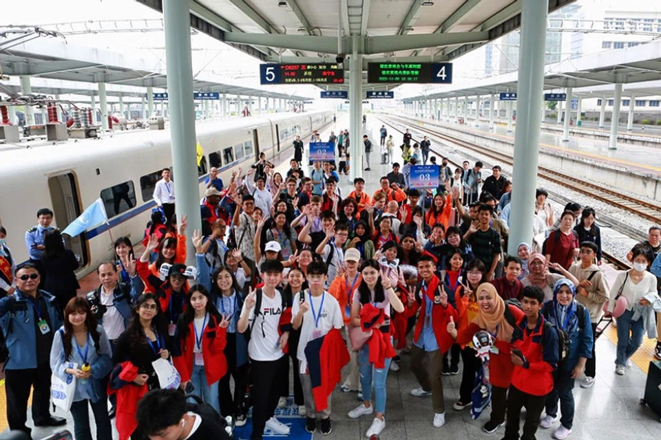 Students of Chung Hwa Middle School on a school trip to Liuzhou, China, in November 2023. (Chung Hwa Middle School/Facebook)