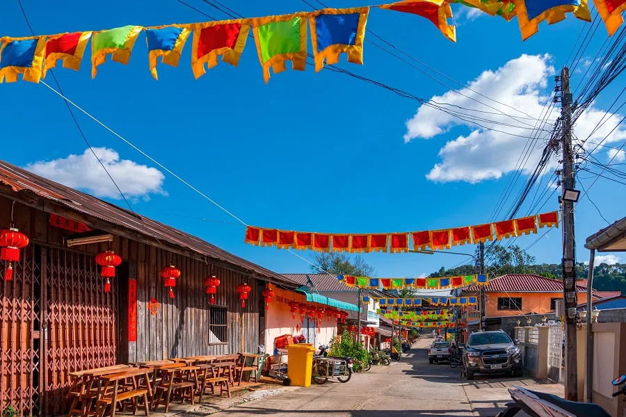 A view of Santikhiri village, a KMT Chinese village, in Mae Salong, Chiang Rai, Northern Thailand. (iStock)