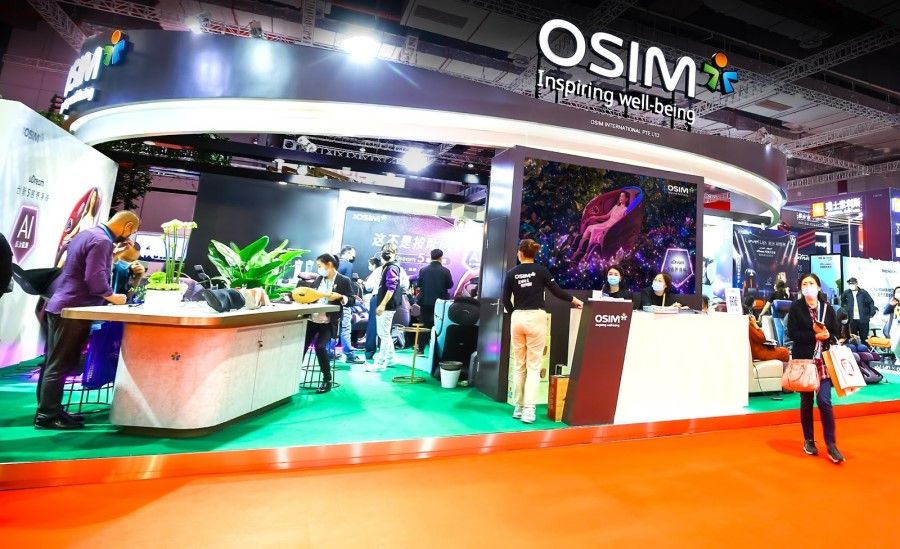OSIM exhibition booth in China International Import Expo 2020 (OSIM)