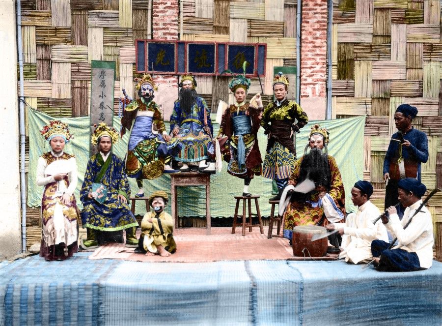Local Vietnamese opera, 1920s.