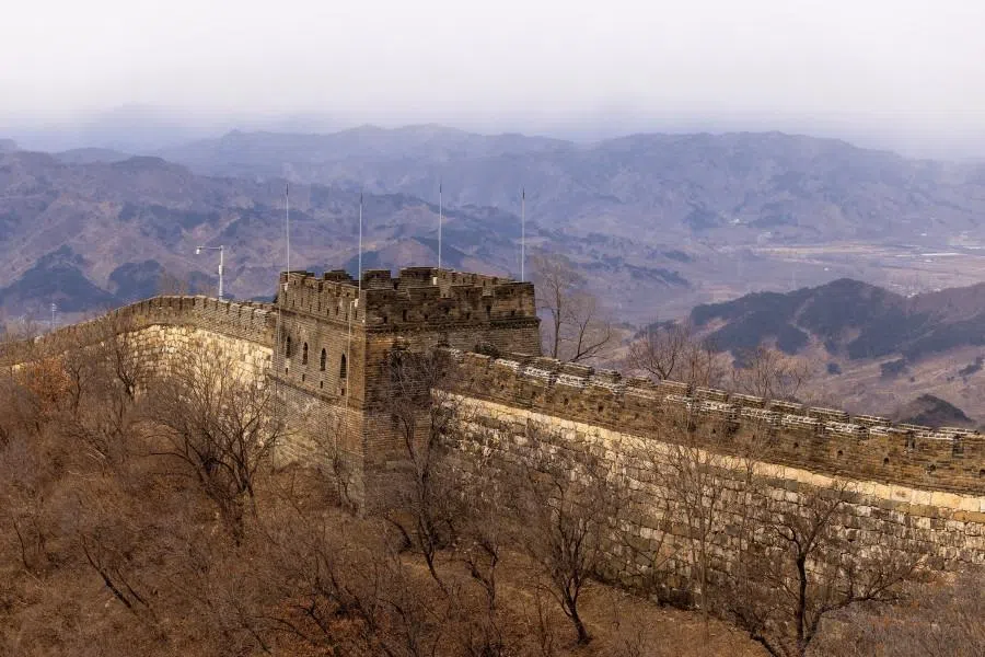 The Mutianyu section of the Great Wall of China, Beijing, China, on 17 January 2026. (Carlos Osorio/Reuters)