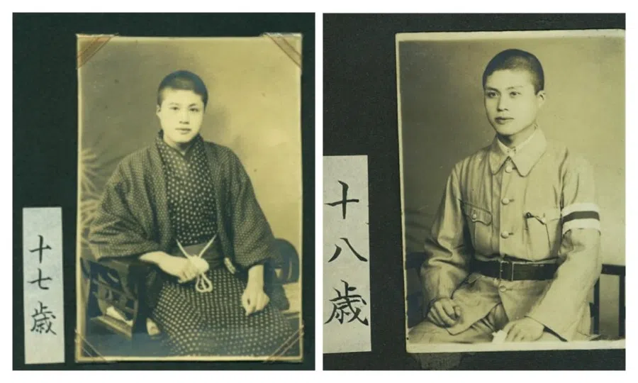 The album owner when he was 17 and 18 years old.
