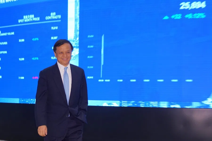 Charles Li Xiaojia, former CEO/executive director at Hong Kong Exchanges and Clearing Limited. (CNS)