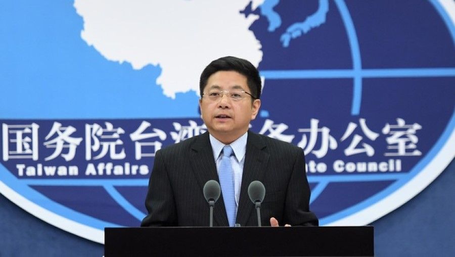 Taiwan Affairs Office spokesperson Ma Xiaoguang. (Internet)