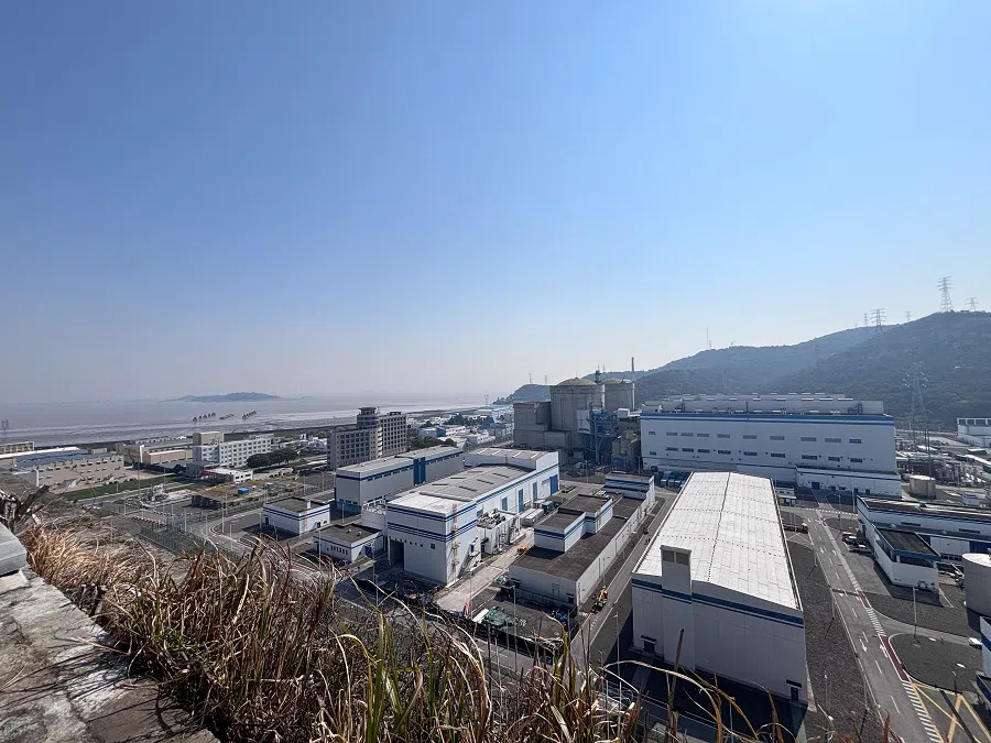 A bird’s eye view of the Qinshan Nuclear Power Plant.