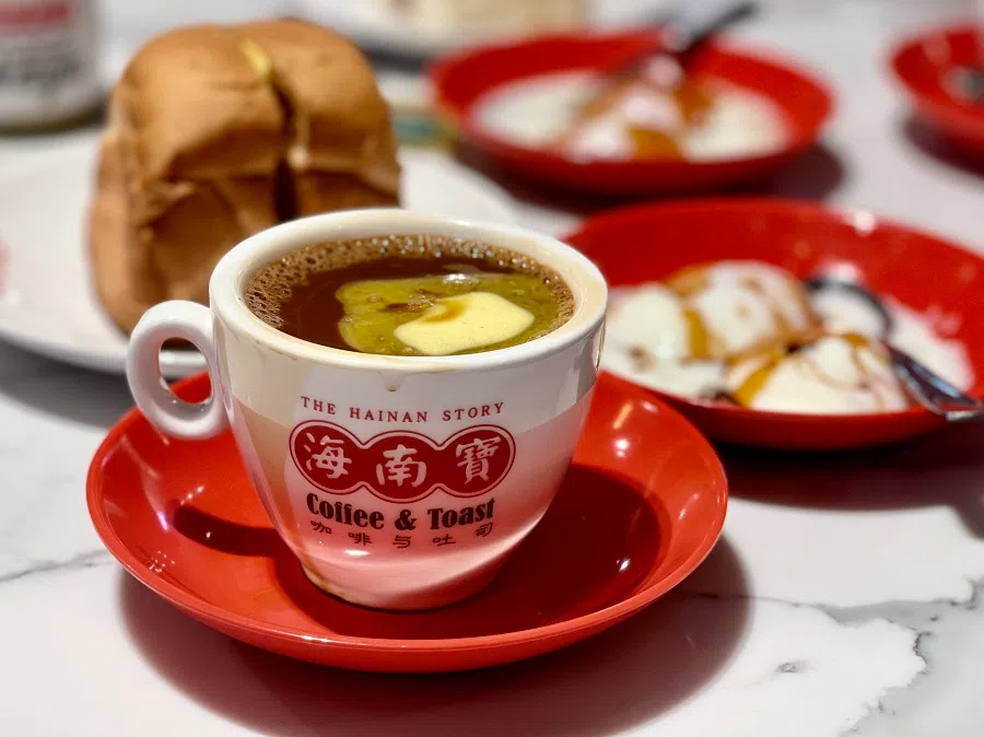A slice of butter in coffee was said to soothe the throats of opium smokers. (SPH Media)