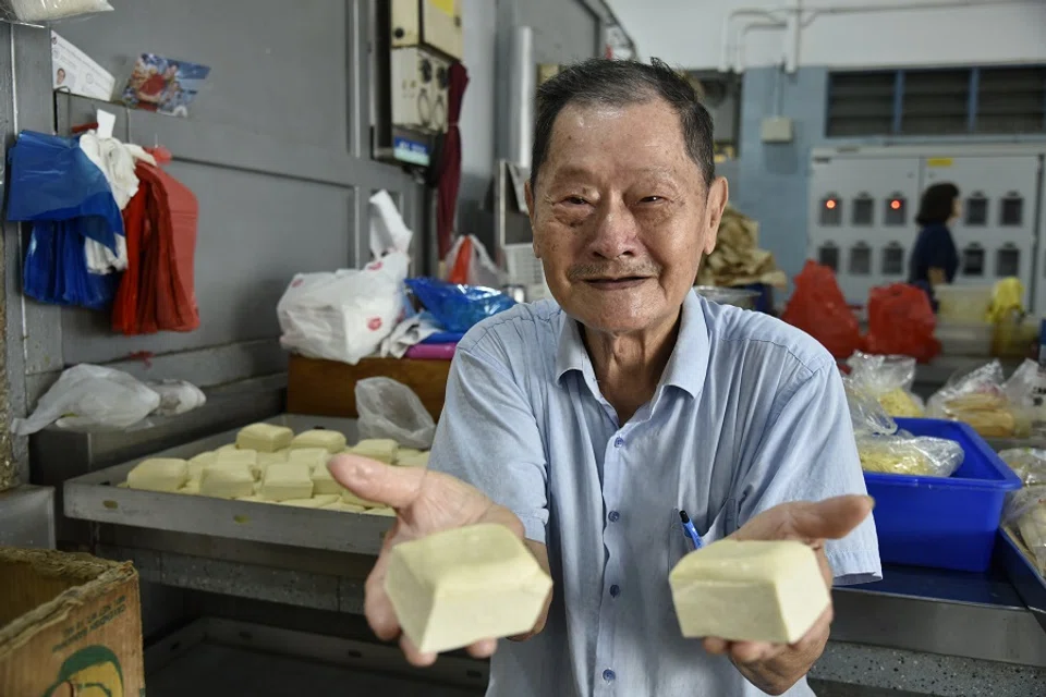 Tan Geok Seng is one of the few descendants of the Chen clan from Dongtou village still running a tau kwa stall.