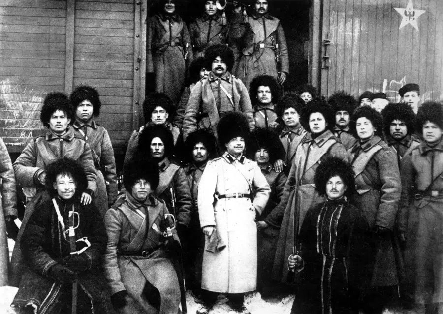 A photo of the Russian 23rd Artillery Brigade before leaving for the Far East as a support division, 1904. In the autumn of that year, Russian troops in Manchuria increased to about 210,000, with 758 cannons; the Japanese numbered about 170,000 troops with 648 cannons. With superior numbers, the Russians began to halt and then reverse their earlier retreat. However, the Japanese were more determined to win. In October, both armies met in a deadlock at Shahe. In early 1905, the Japanese Third Army took Port Arthur, and 100,000 troops turned towards Shahe, bringing the war on land to its final phases.