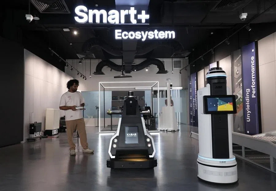 A security robot developed by Kabam Robotics, a spin-off of PATEC Group.