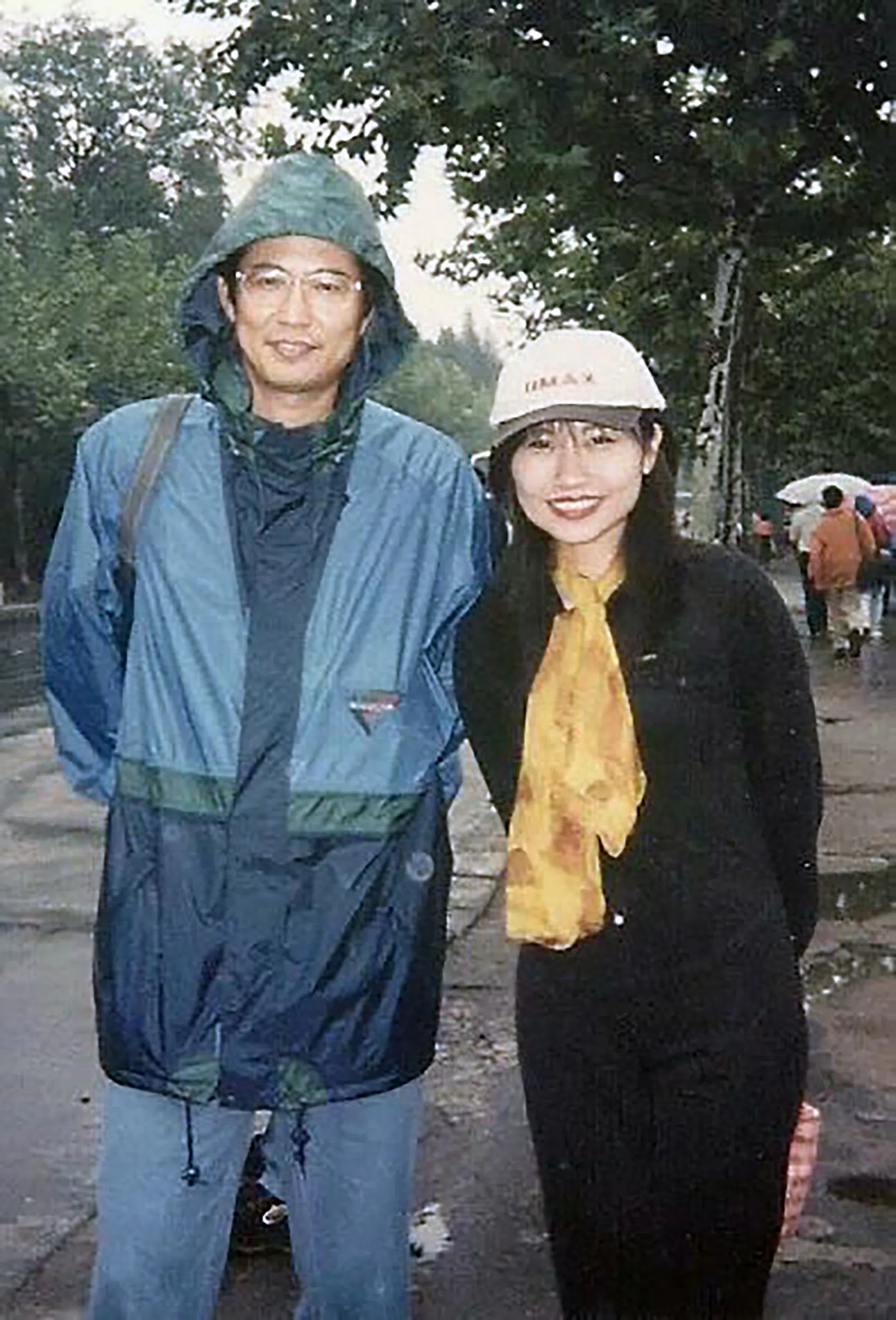 Cinn Tan and her husband on a trip to Hangzhou in 1998.