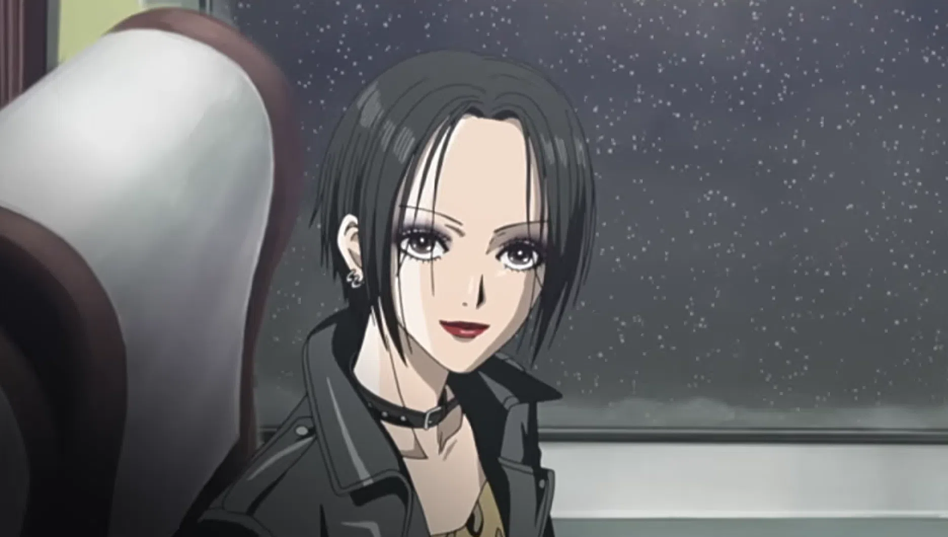 A visual of punk fashion in Japanese manga series NANA.