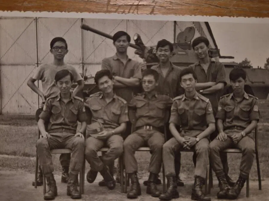 Michael Wee (back row, first from left) is among the first cohorts of vocational students and National Service personnel.
