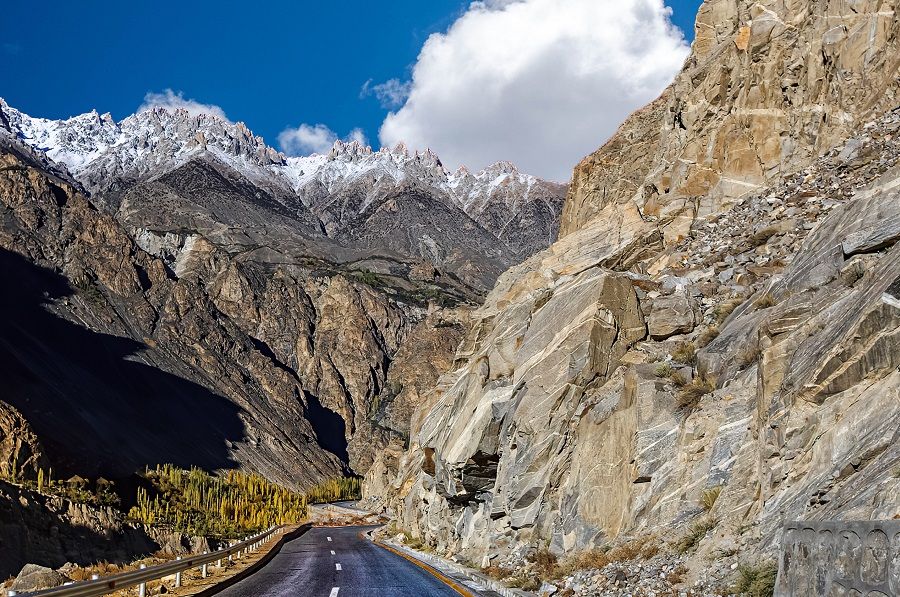 A view of Karakoram highway near the China-Pakistan border. (iStock)