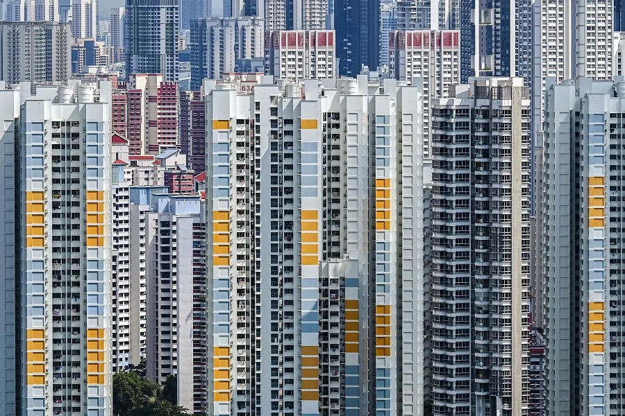 Residential high-rise towers in Singapore on 3 July 2024.  (Roslan Rahman/AFP)