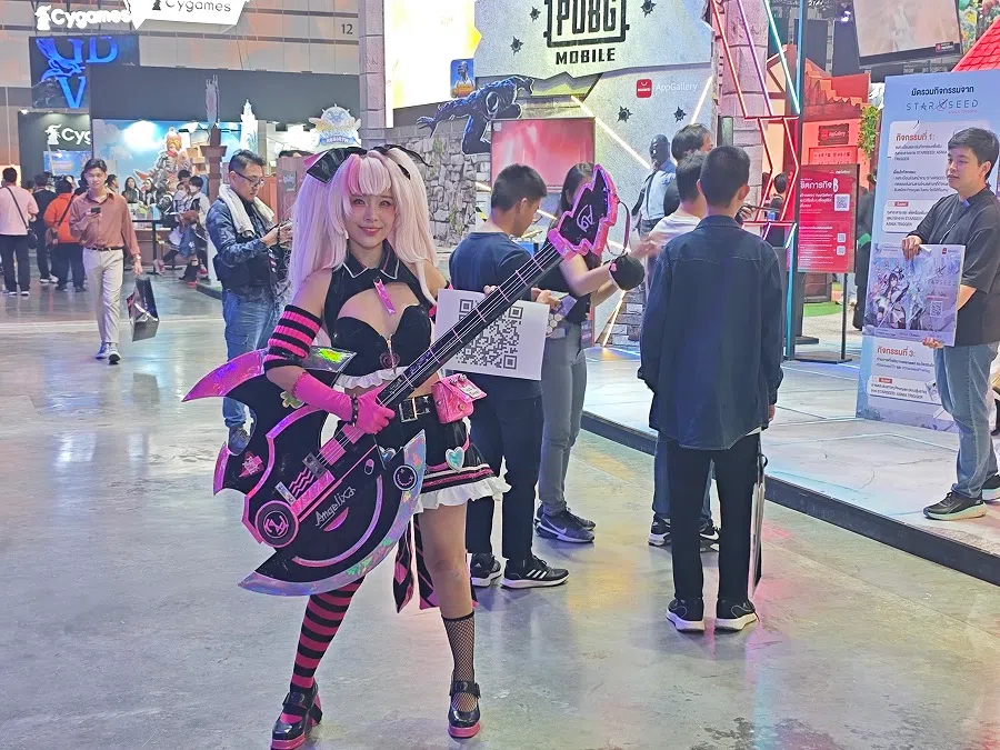 A cosplayer at a games festival held from 18 to 20 October 2024 in Bangkok, Thailand. (CNS)
