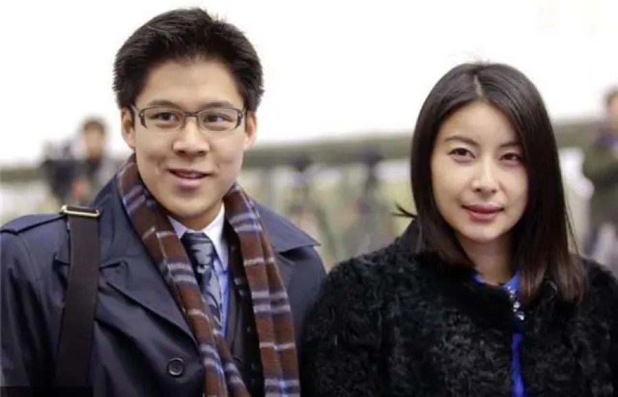 Kenneth Fok and wife Guo Jingjing. (Internet)