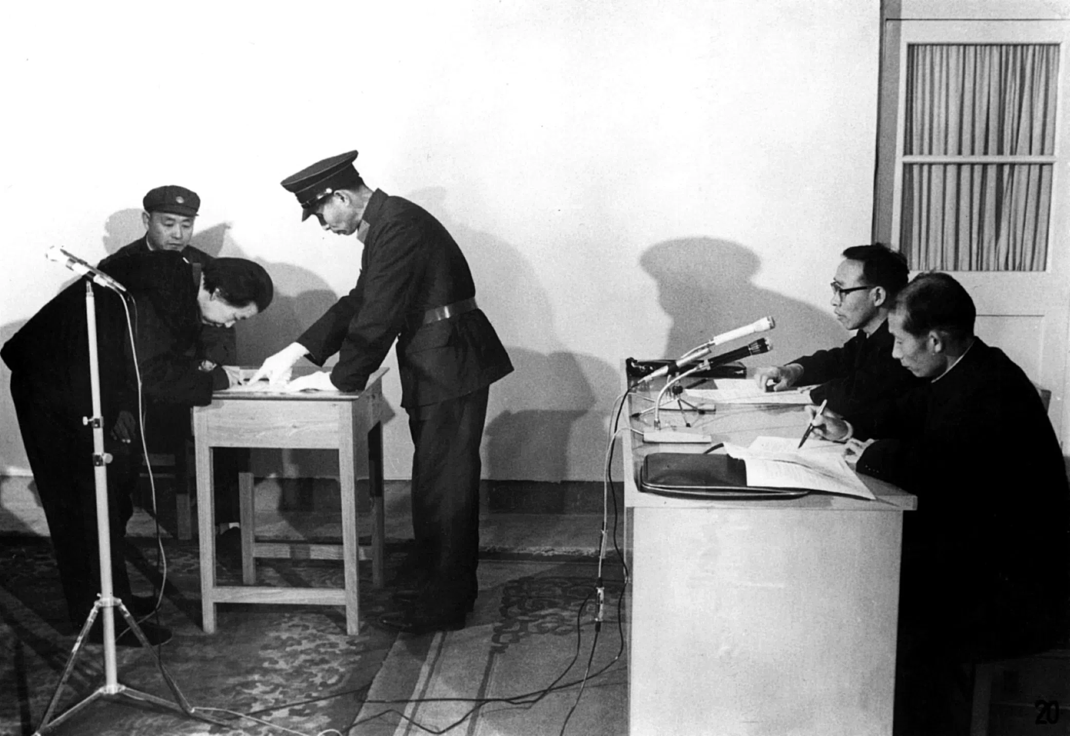 Jiang Qing, Mao’s wife, was put on trial after the Gang of Four was arrested, 1980.