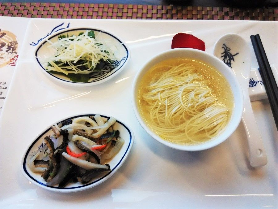 Out of all the Changzhou snacks that cultural historian Cheng Pei-kai tried, thin egg noodles were his favourite. (Photo provided by Cheng Pei-kai)
