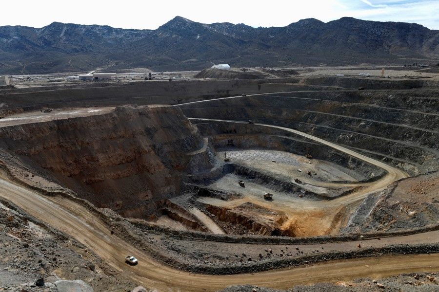 A view of the MP Materials rare earth open-pit mine in Mountain Pass, California, U.S., 30 January 2020. (Steve Marcus/Reuters)